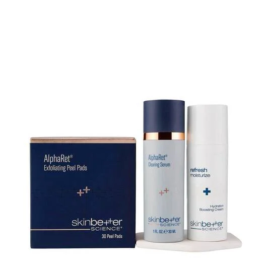 SkinBetter Science AlphaRet Clearing Serum physician-dispensed acne skincare at Banyan and Bamboo Austin TX