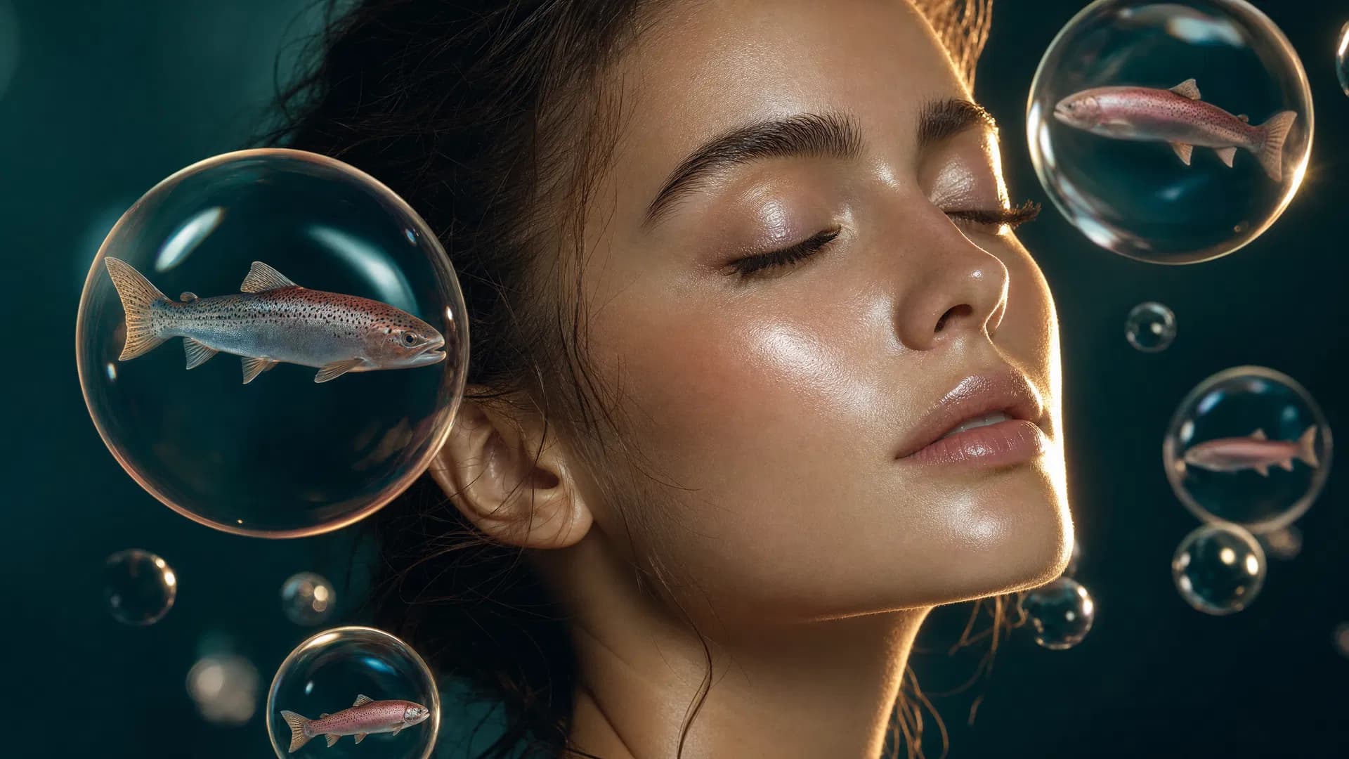 PDRN salmon DNA facial treatment at Banyan and Bamboo Austin TX — Mermaid Facial with Toskani Lumicen