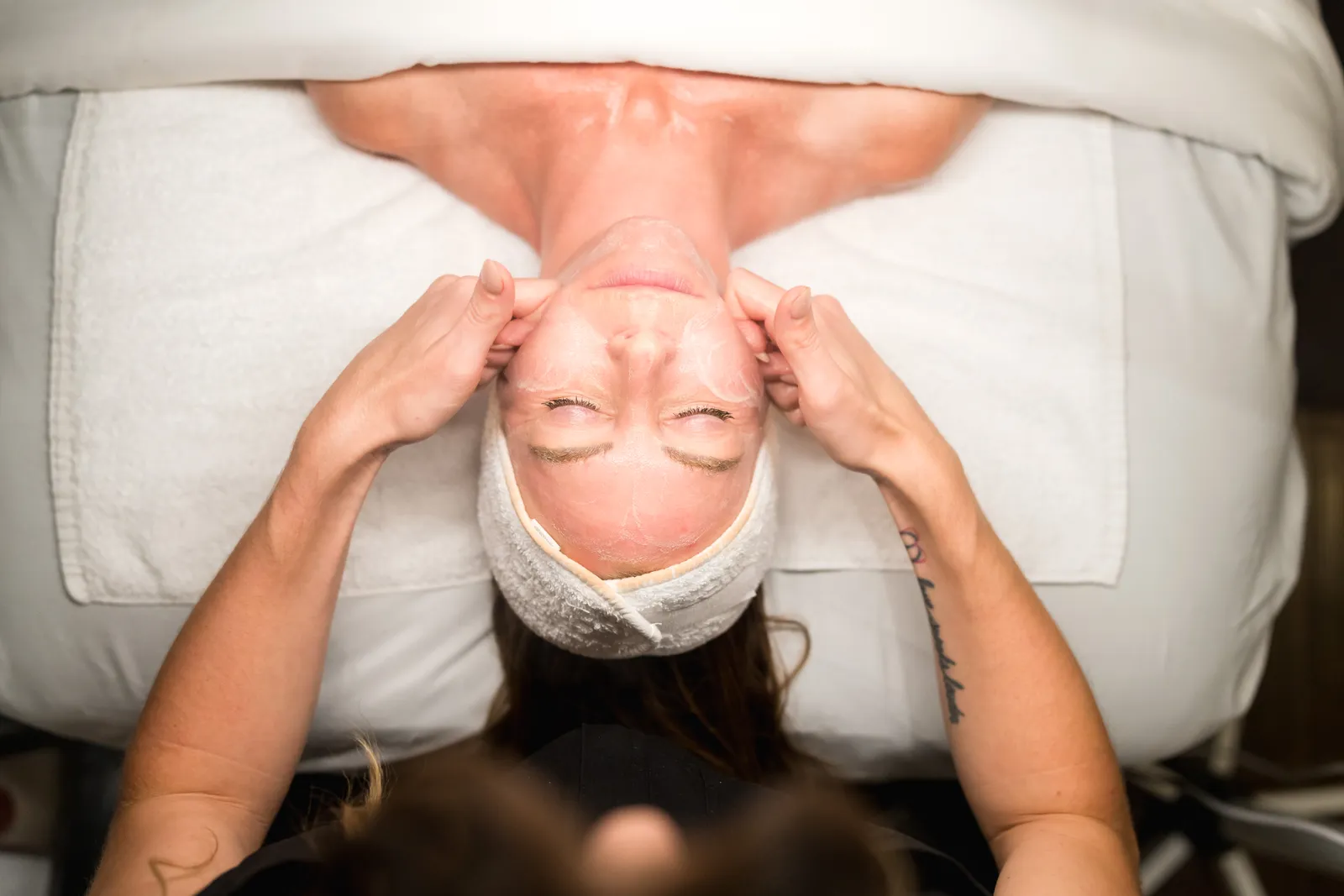 Maternity and newborn sessions: skin prep at Banyan & Bamboo, South Austin