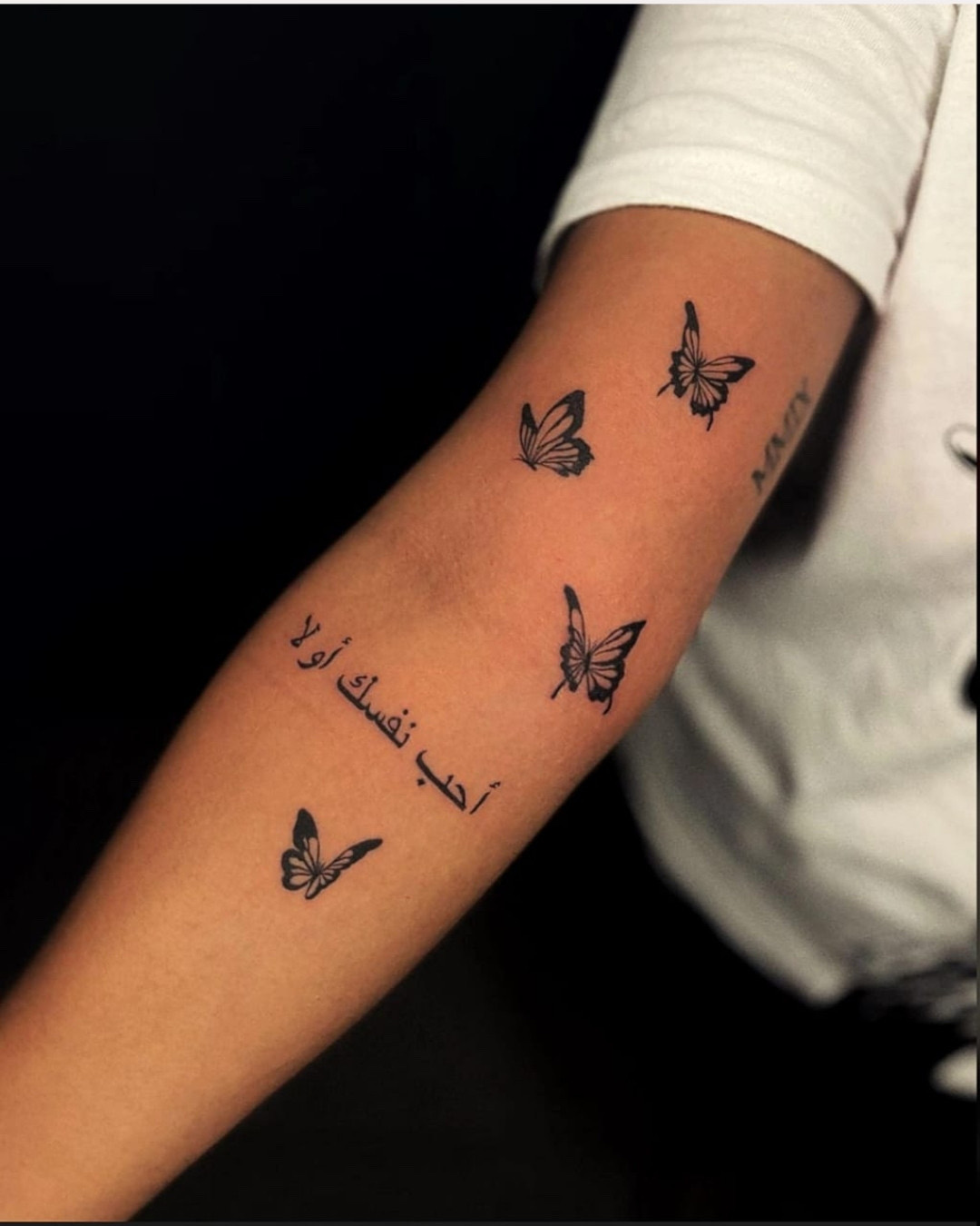 Faded body art