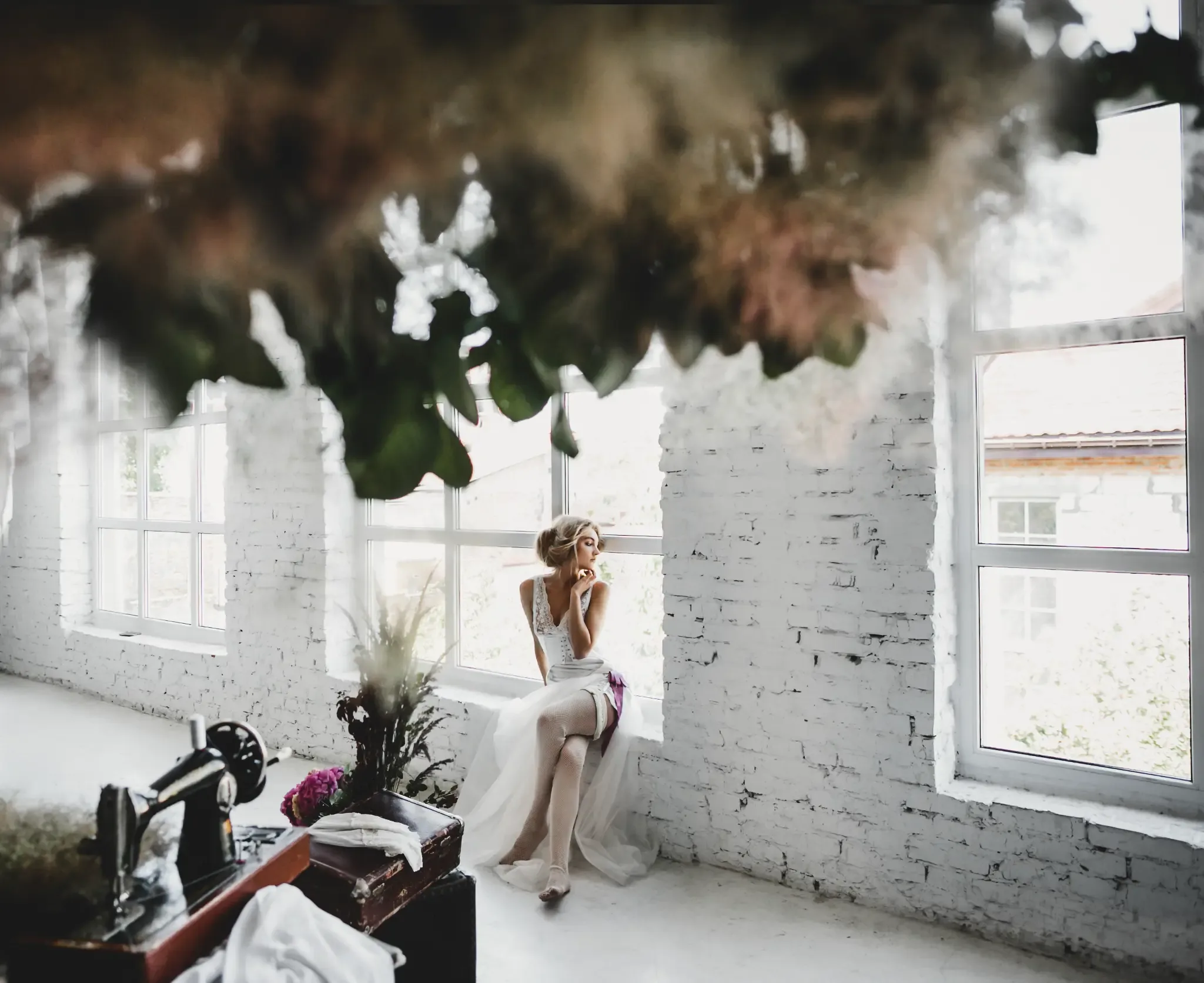 Bride preparing for wedding day skincare Austin Texas